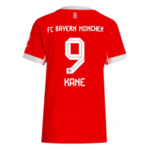 Fotballdrakt Dame Bayern Munich Harry Kane #9 Hjemmedrakt 2025-26 Kortermet